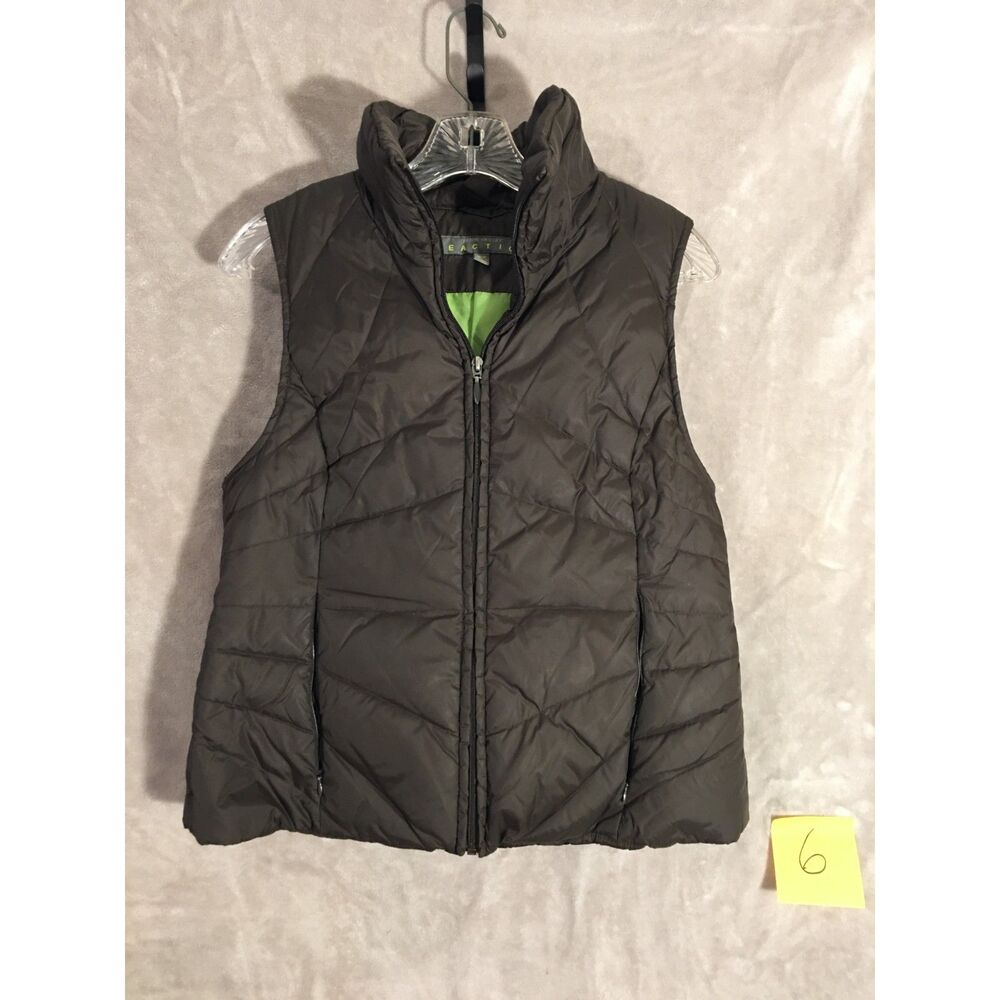 KENNETH COLE REACTION BROWN PUFFER VEST